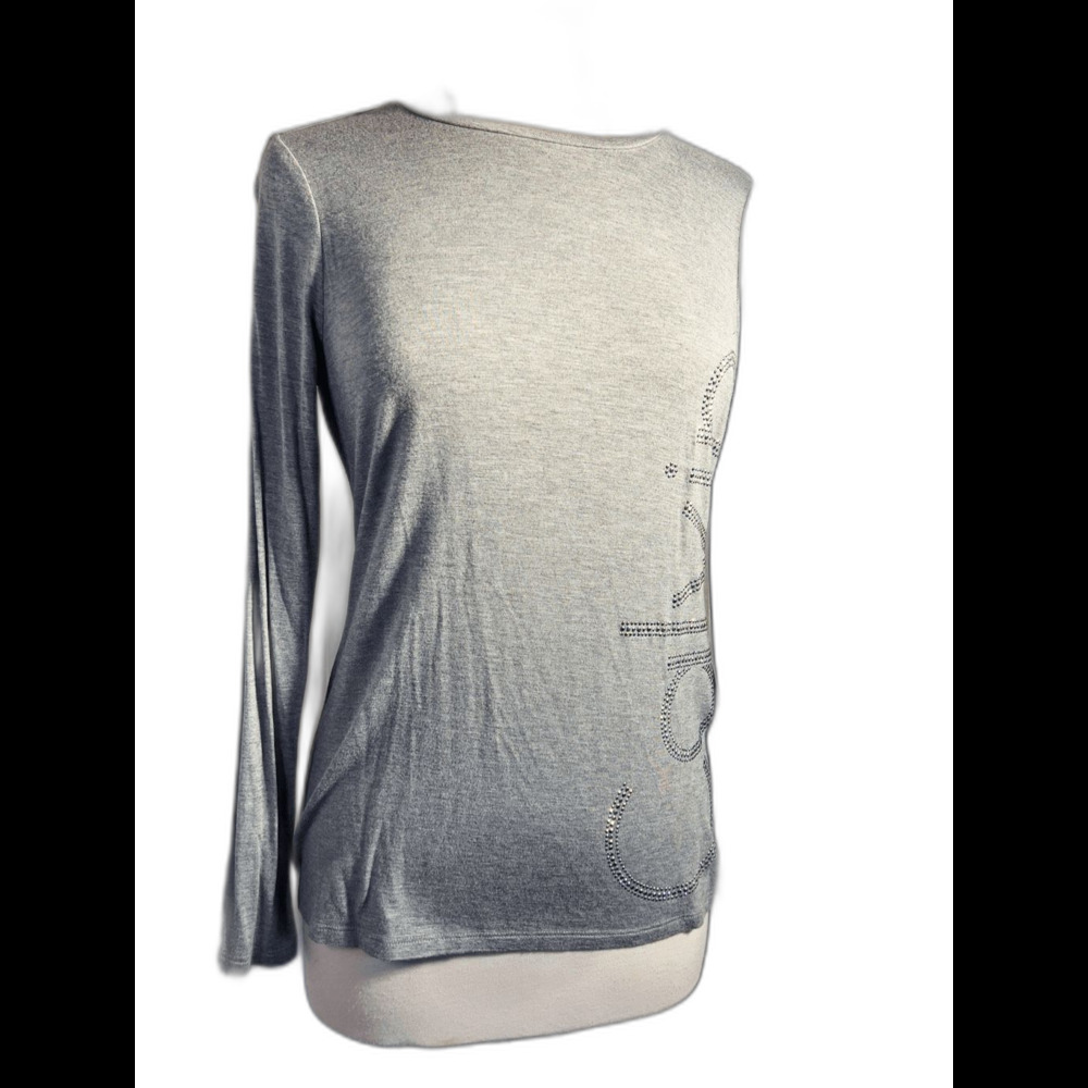 Calvin Klein Shirt Size S Modern Ballet Core Clean Girl Long Sleeve Shirt